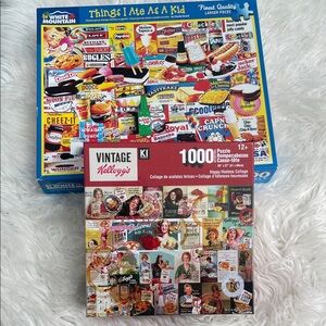 White Mountain Retro Snack Puzzle